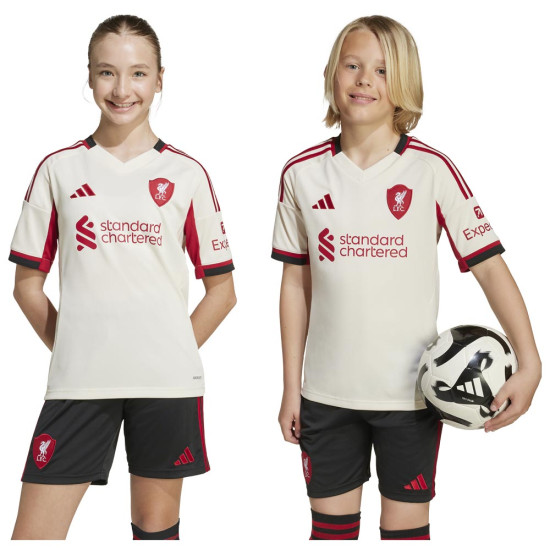 Adidas Παιδική ποδοσφαιρική φανέλα Liverpool FC 25/26 Away Jersey Adidas Παιδική ποδοσφαιρική φανέλα Liverpool FC 25/26 Away Jersey